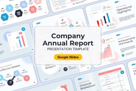 Download Company Annual Report - Google Slides - Report Collection
