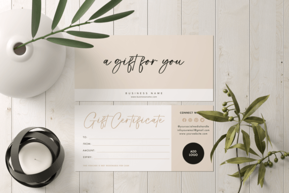 Download Editable Gift Certificate Template - Cat Collection