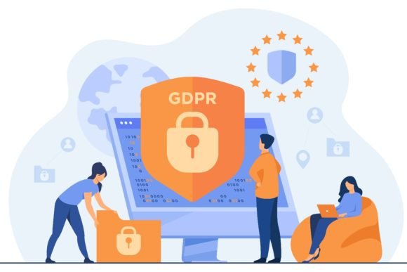 Download Tiny People Protecting Business Data and - Business Collection