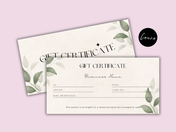 Download Boho Editable Gift Certificate Template - Cat Collection
