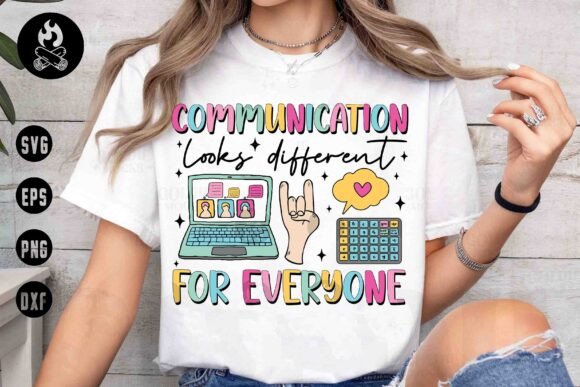 Download Communication Looks Different SVG - Cat Collection