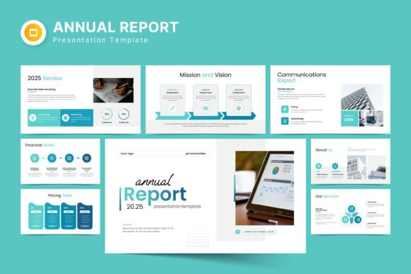 Download Annual Report Google Slides Template - Report Collection