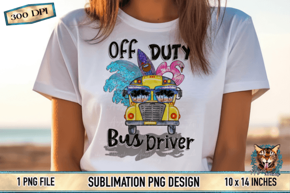 Download Vacation off-Duty Bus Driver Sublimation - Cat Collection