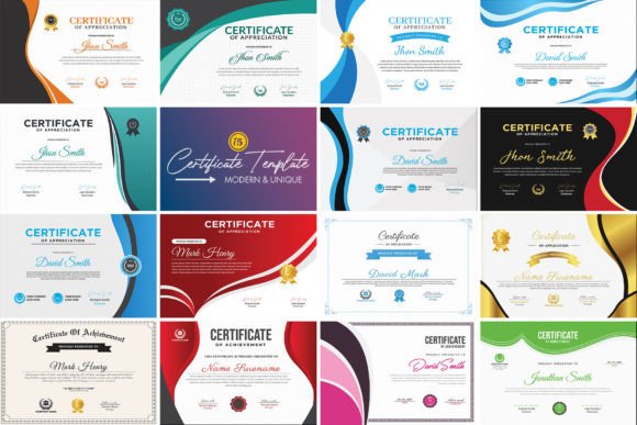Download Realistic Luxury Certificate Design - Cat Collection