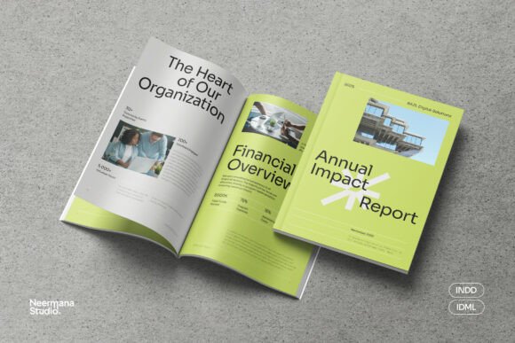 Download Green Non-Profit Charity Annual Report - Report Collection