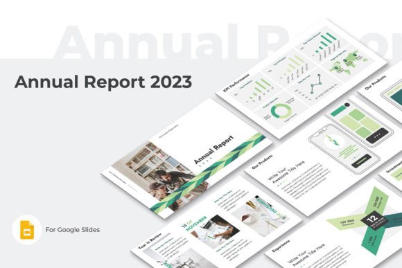 Download Annual Report Google Slides Presentation - Report Collection
