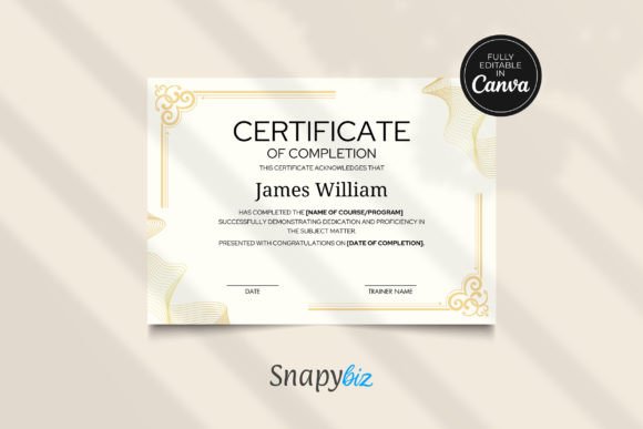 Download Printable Certificate of Completion - Cat Collection