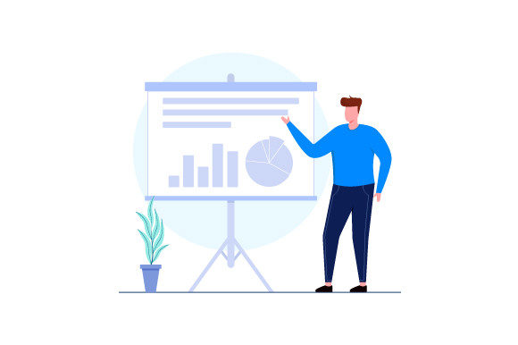Download Young Man Analysis Business Data - Business Collection