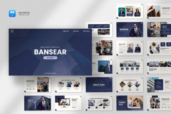 Download Annual Report Keynote Template - Report Collection