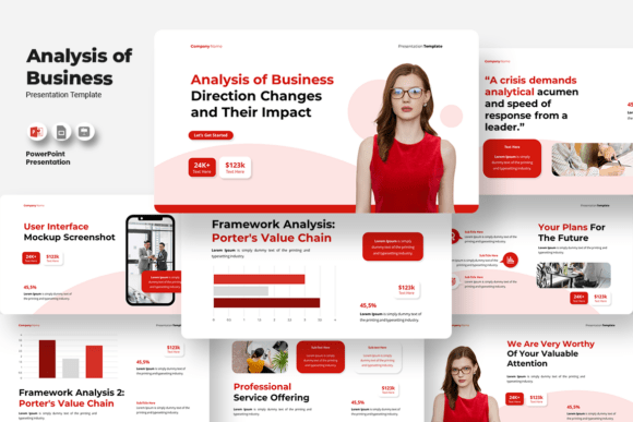 Download Analysis of Business PowerPoint Template - Business Collection