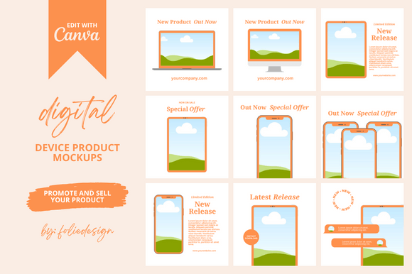 Download Digital Device Etsy Mockup - Device Collection