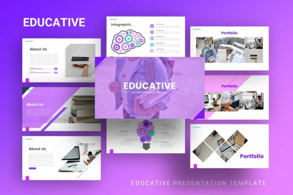 Download Presentation Template - Educative - Cat Collection