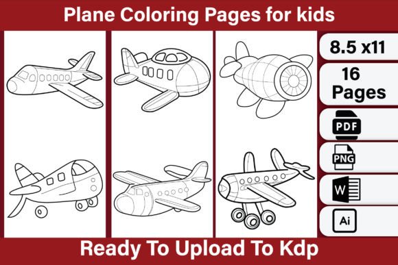 Download Plane Coloring Pages for Kids - Plane Collection