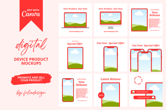 Download Digital Device Etsy Mockup - Device Collection