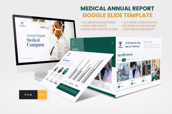 Download Medical Annual Report Google Slide - Report Collection