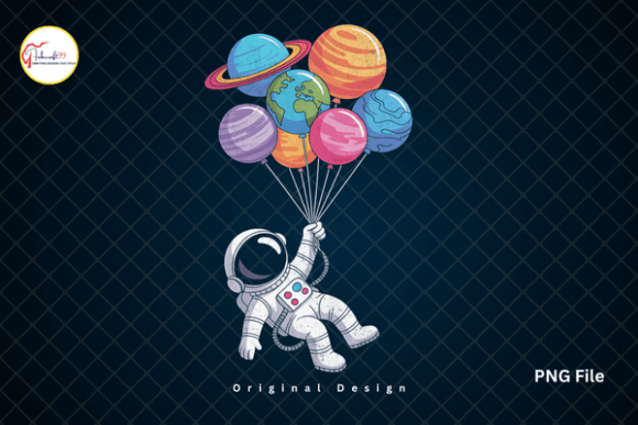 Download Astronaut Planet Balloons PNG, Space PNG - Plane Collection