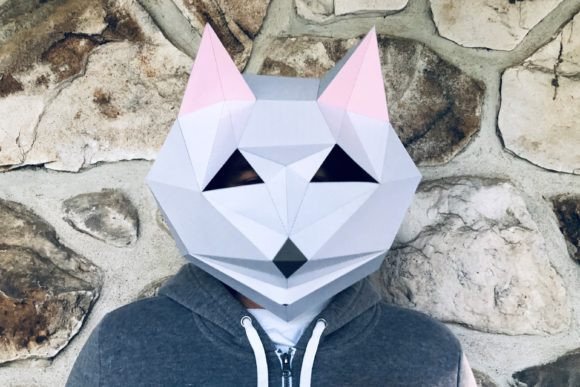 Download Cat Paper Mask - Cat Collection